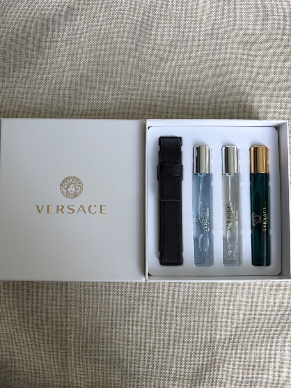 BNIB Versace set of 3 sampler/travel set
